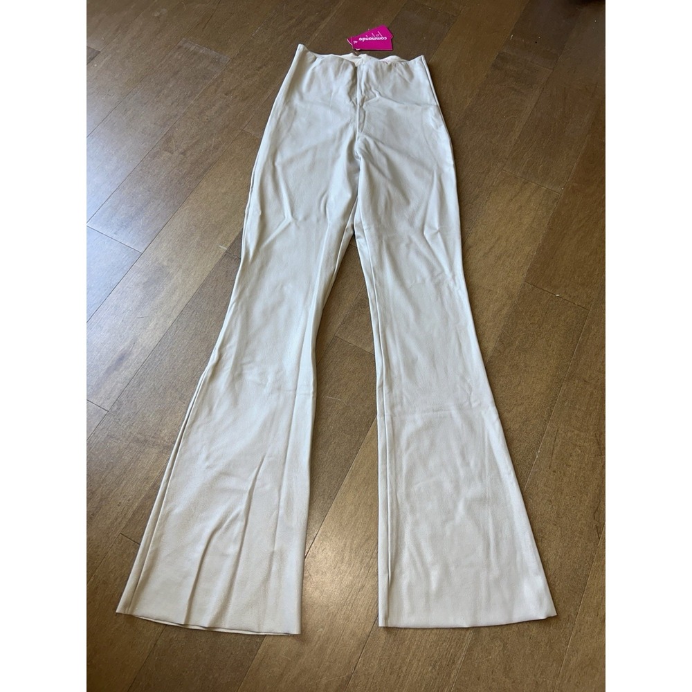 Commando Faux Leather Flare Legging Large New High Rise - Picture 2 of 10